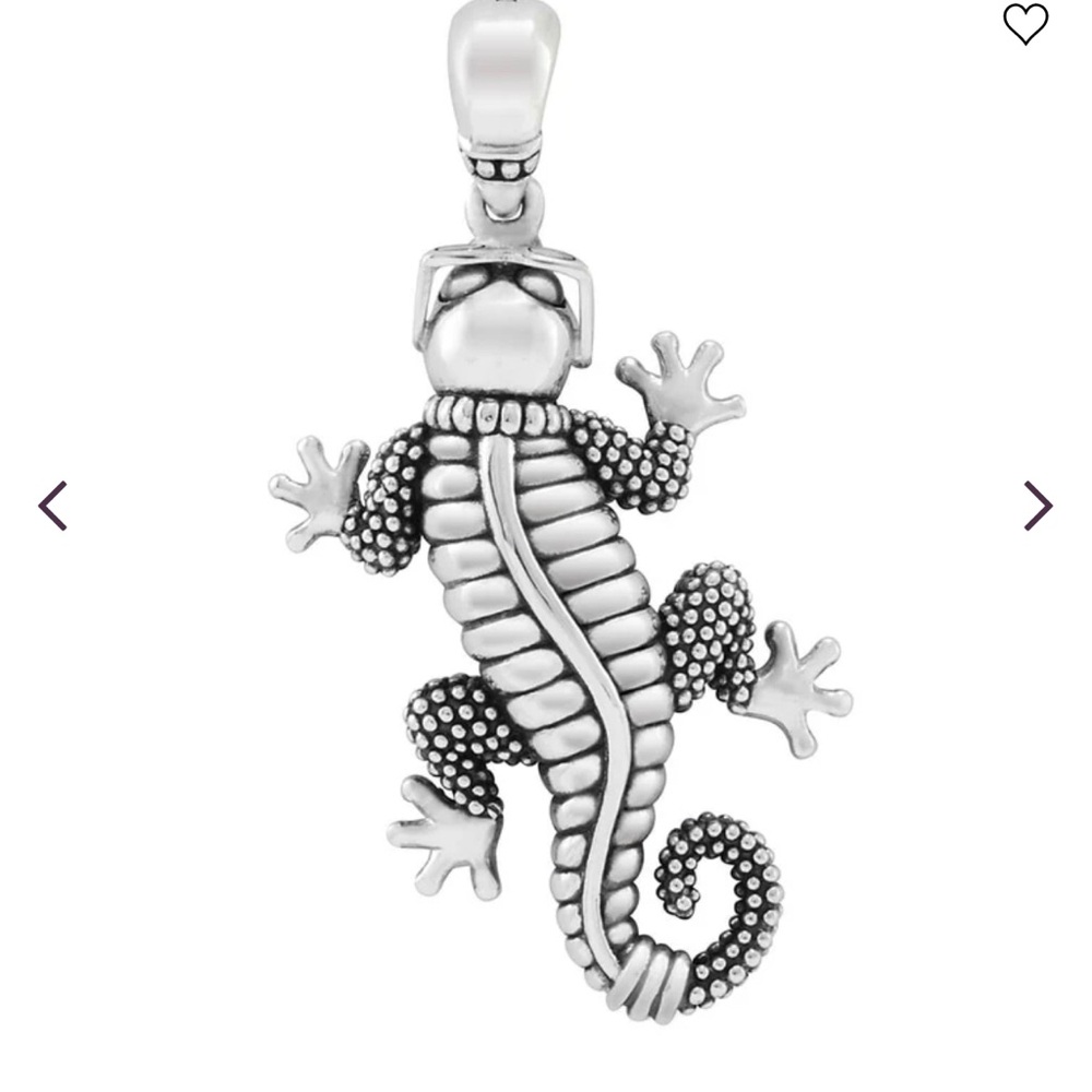 LAGOS STERLING SILVER 925 GECKO PENDANT only